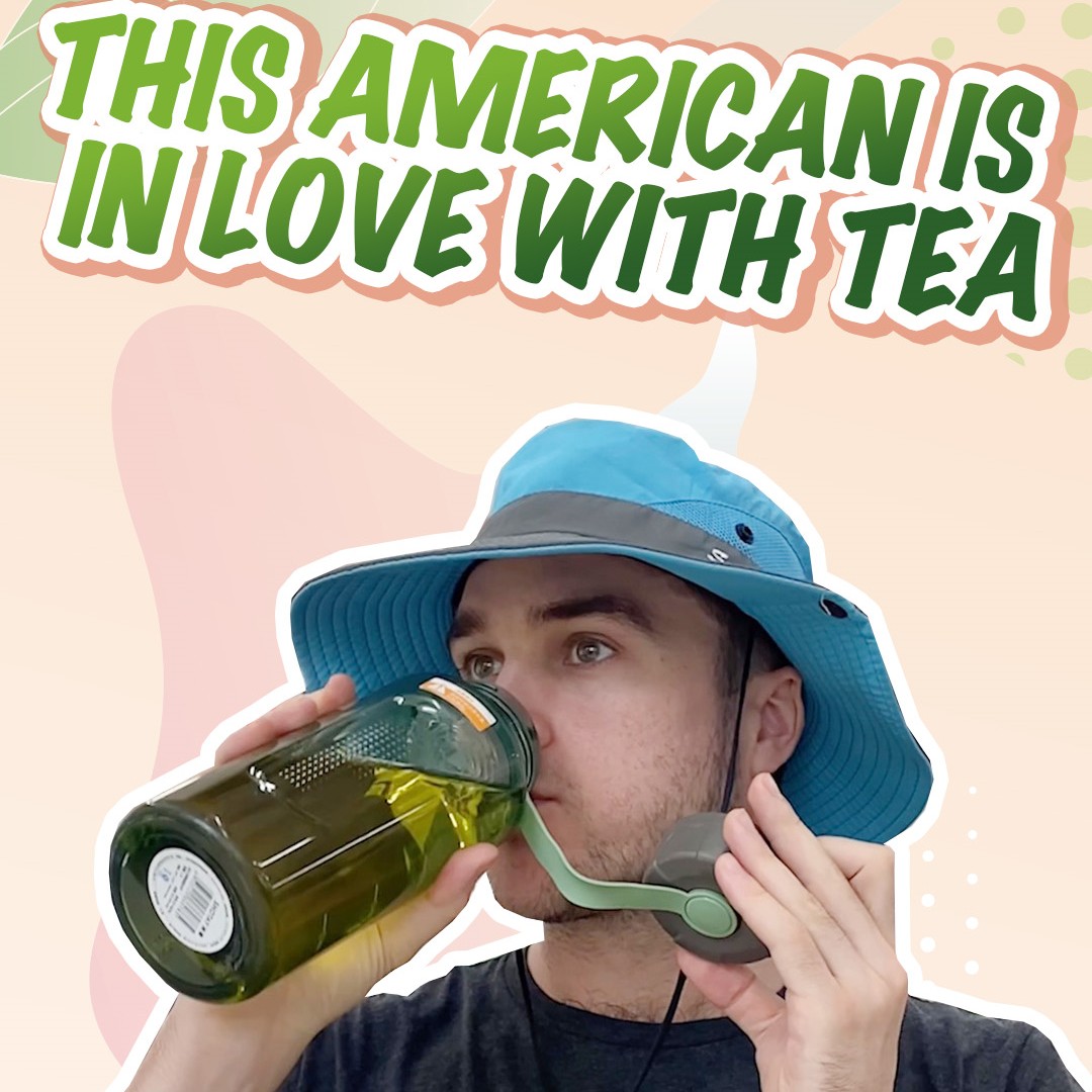 This American is in love with tea