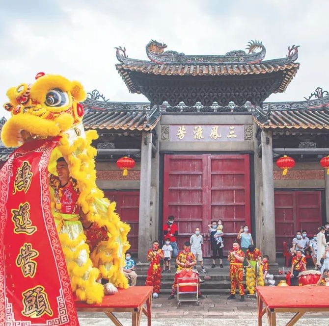 The development of Guangdong Lion Dance