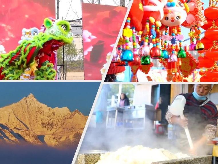 A Chinese New Year tour guide for foreign tourists