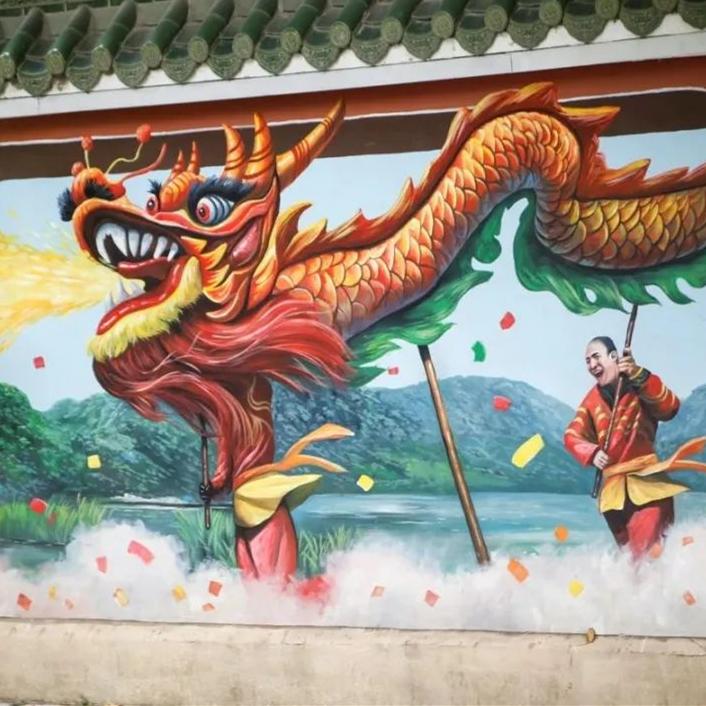 Be surprised by 3D wall paintings around street corners