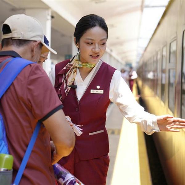 Special tourist train with mostly seniors embarks on a two-week journey