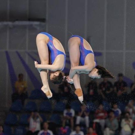 Guangdong diving team claims first gold with Olympic stars shining at National Games