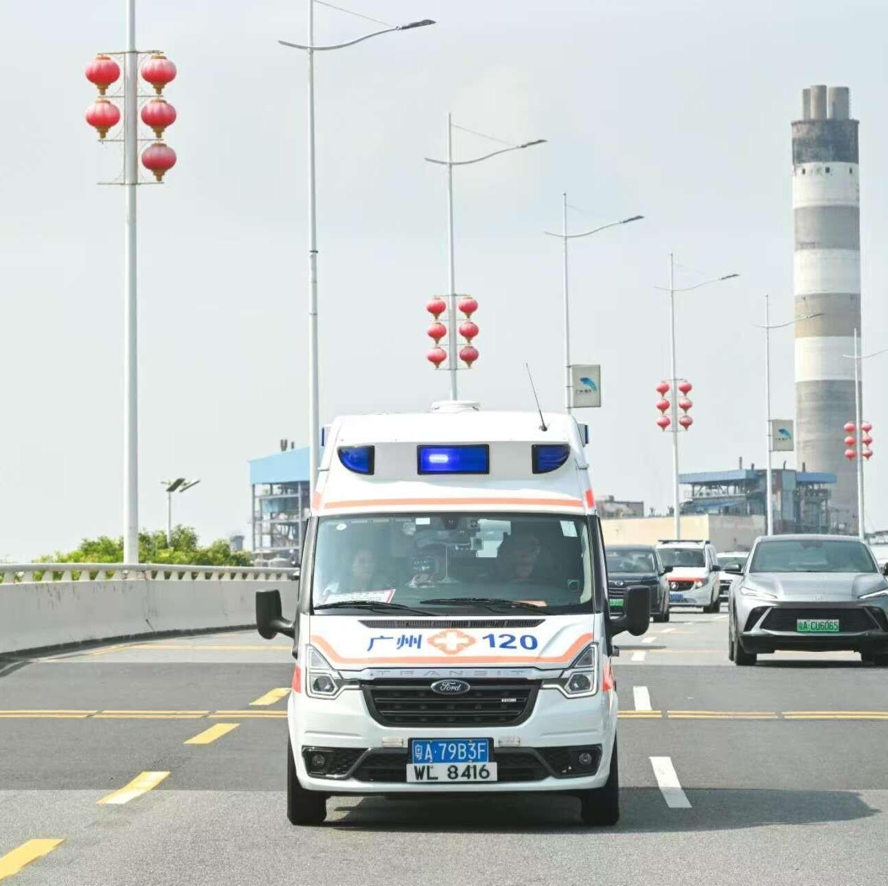 Cross-border ambulance service between Guangzhou and Hong Kong launched on November 9