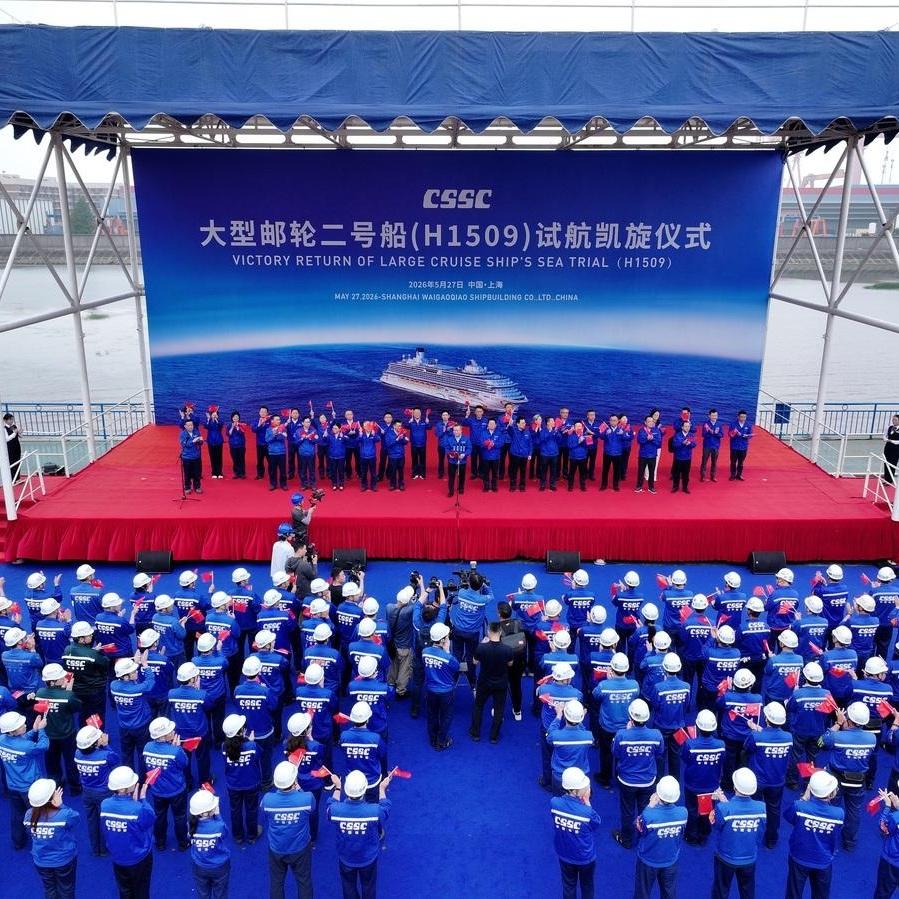 Chinese-built cruise ship passes sea trials